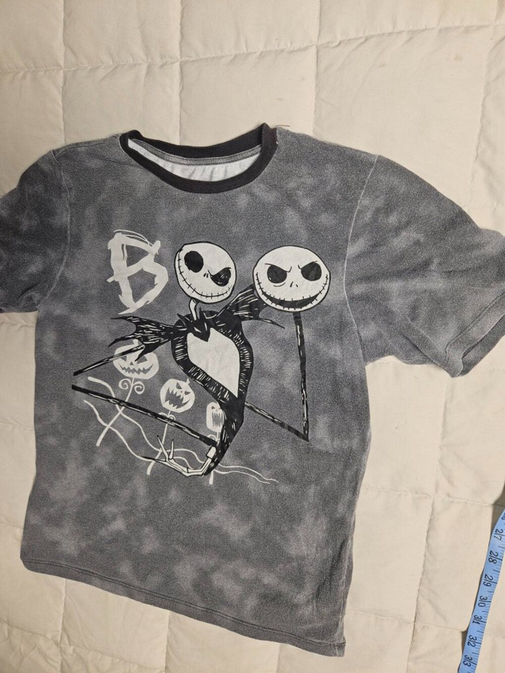 Disney Nightmare Before Christmas Jack Skellington Boo Tee Youth XL 14/16